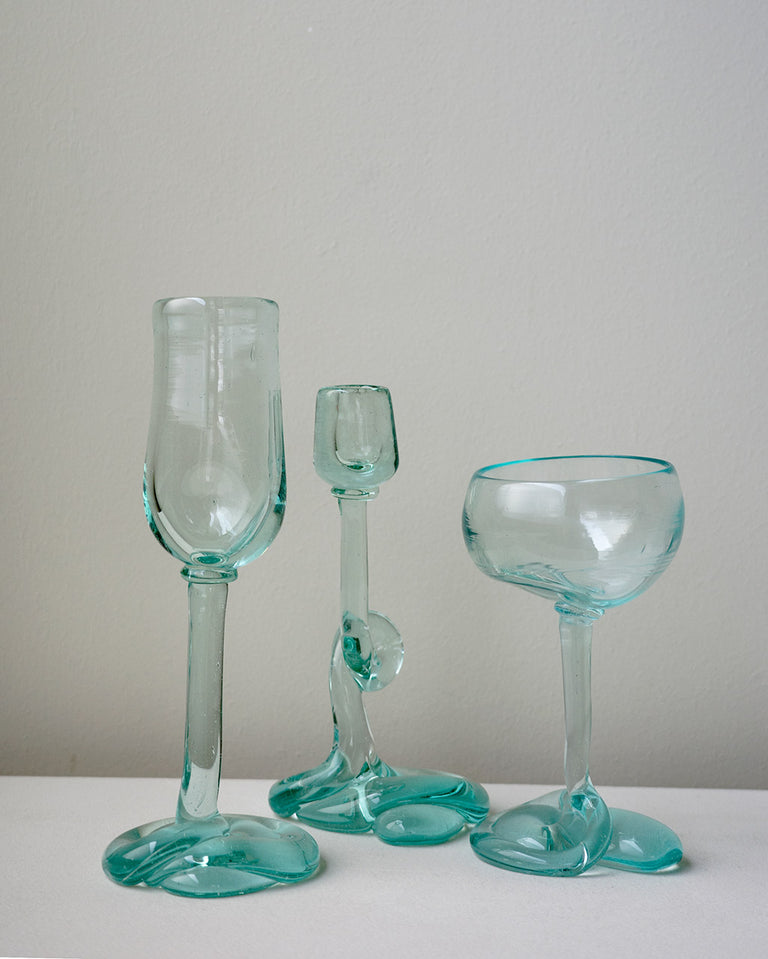 Thaw - Recycled Coupe Glass in Clear