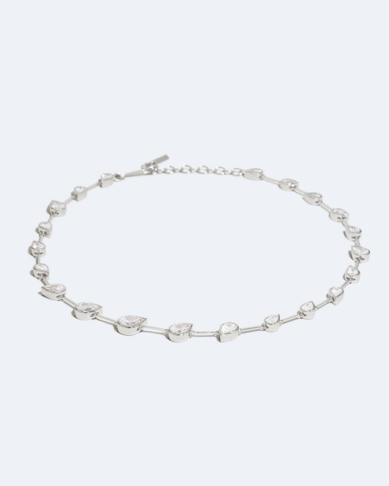 Myriad - Zirconia and Recycled Silver Necklace
