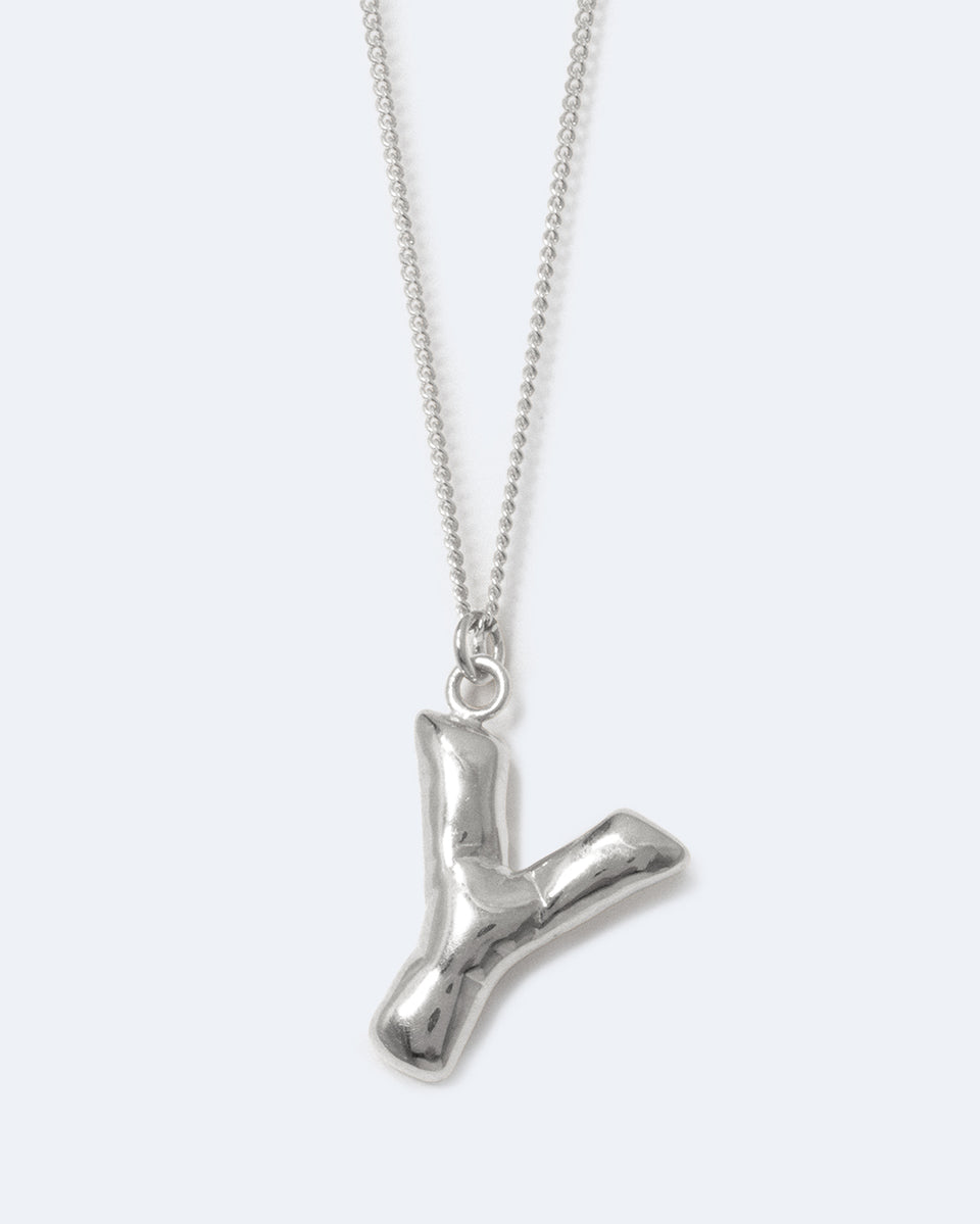 Classicworks™ Y - Collier en argent sterling recyclé