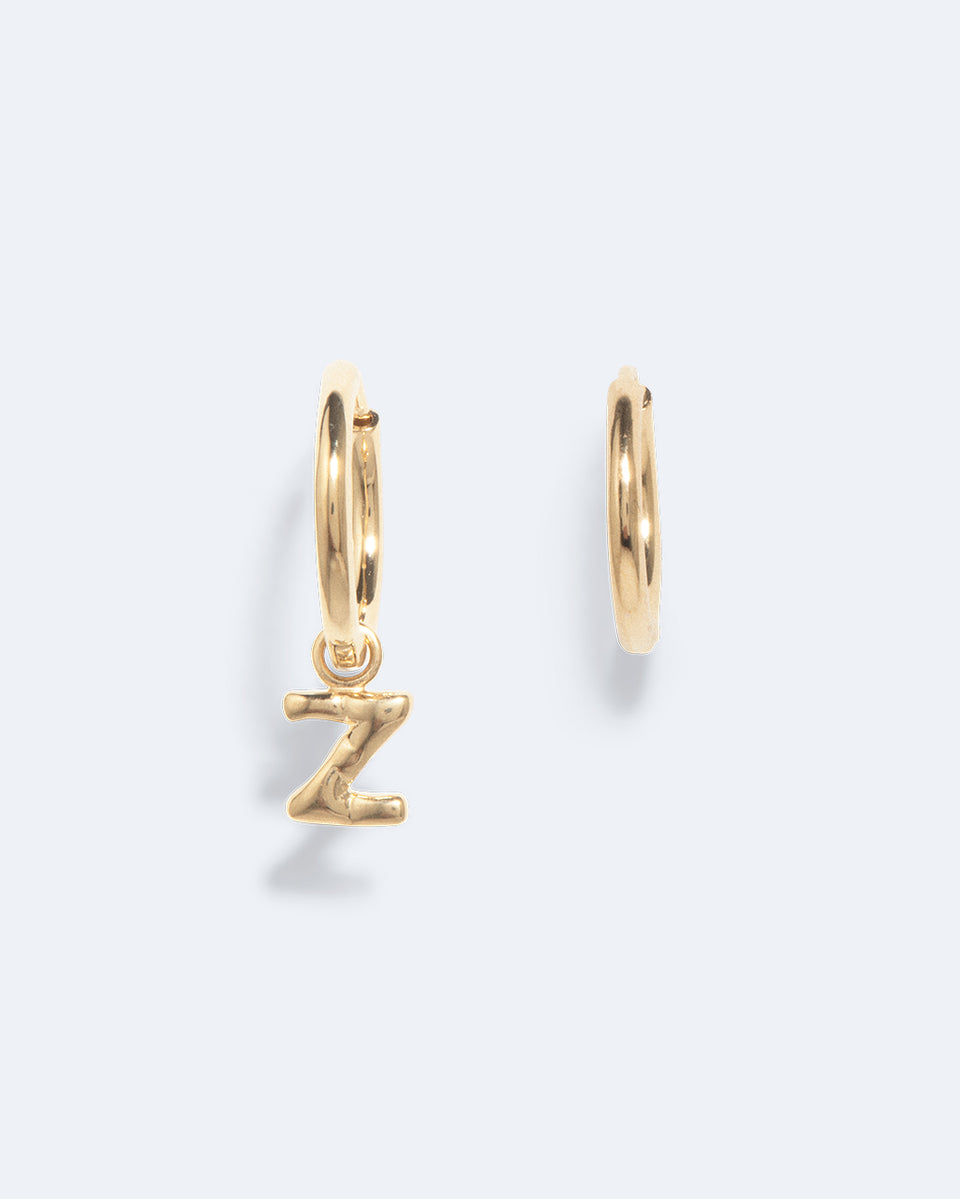 Boucles d'oreilles Classicworks™ Z - Vermeil en or recyclé