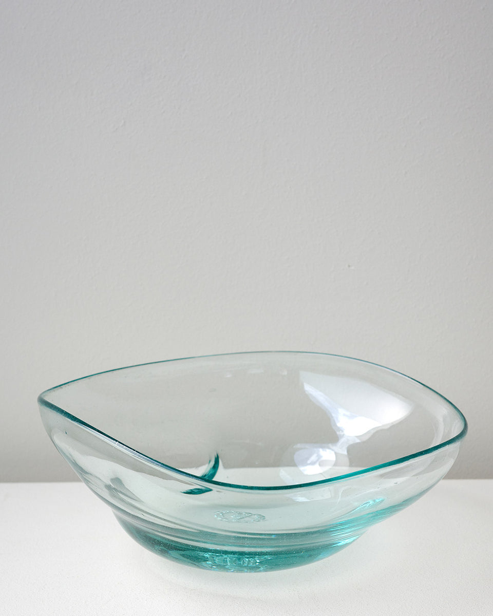 The Fruit Bowl - Recycled Glass Bowl in Clear