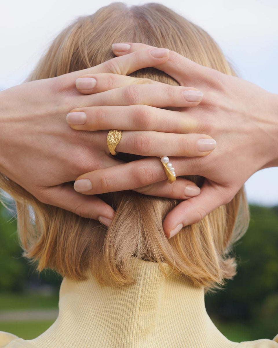 Foil - Recycled Gold Vermeil Ring