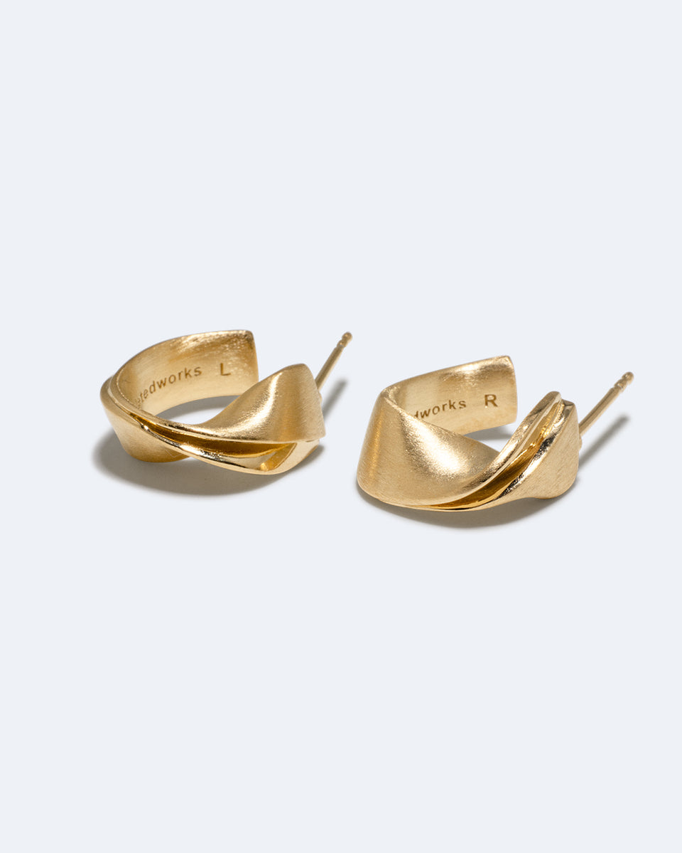 Plume - Recycled Gold Vermeil Earrings