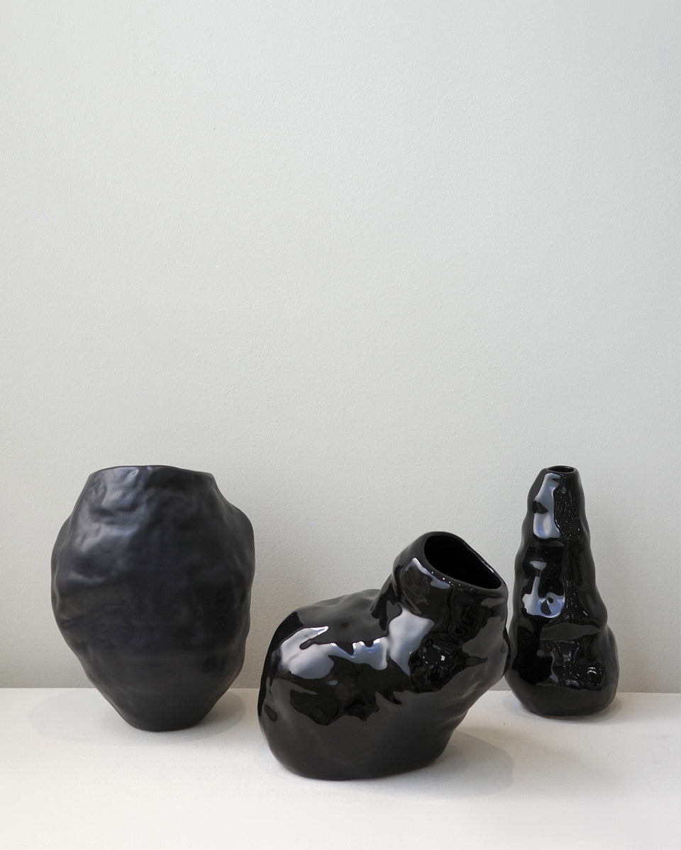 The Rise and Decline of Patriarchal Systems - Medium Vessel in Gloss Black