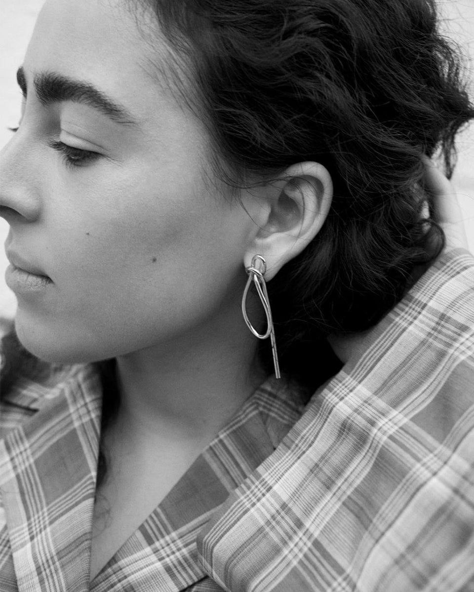 Thread - Recycled Gold Vermeil Earrings