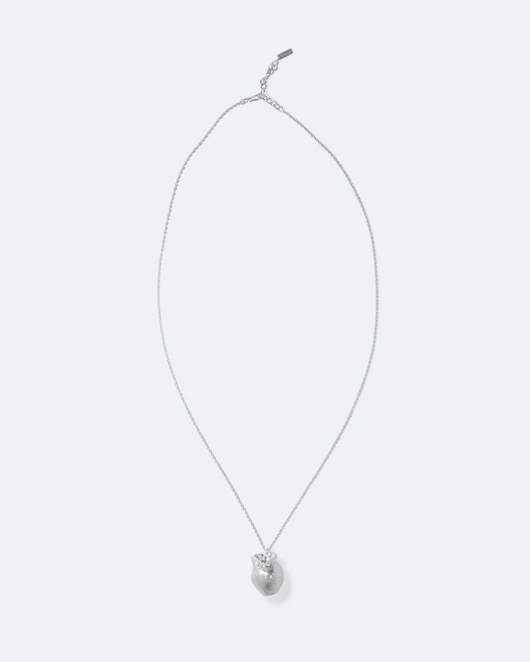 Pendentif plaqué argent - Argile