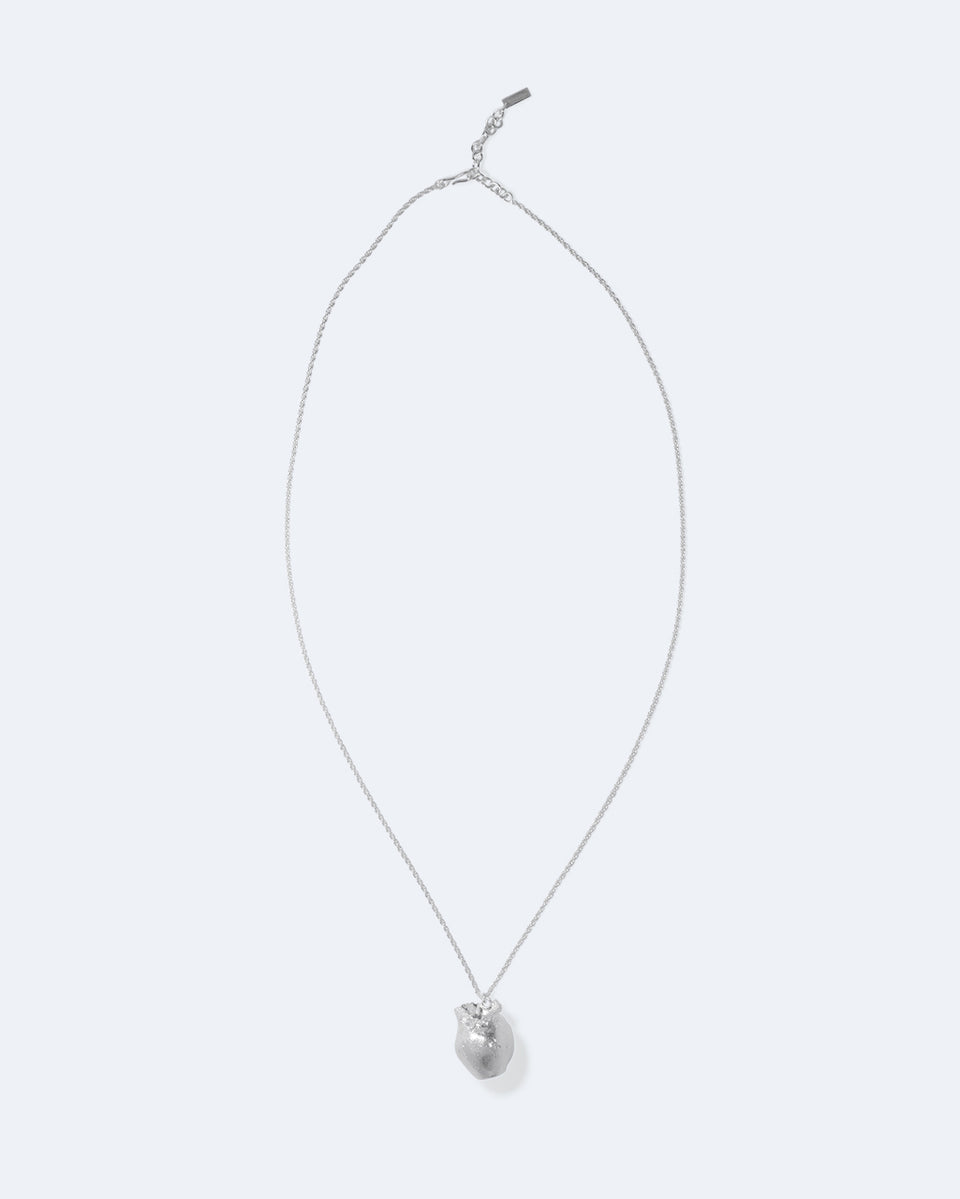 Clay - Silver Plated Pendant