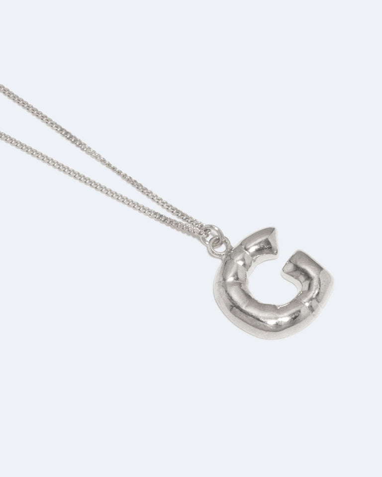 Classicworks™ G - Recycled Sterling Silver Necklace
