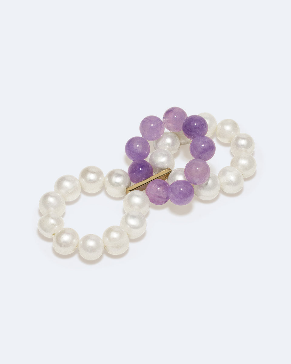One [Blank] Can Change the World - Pearl and Jade Gold Vermeil Ring