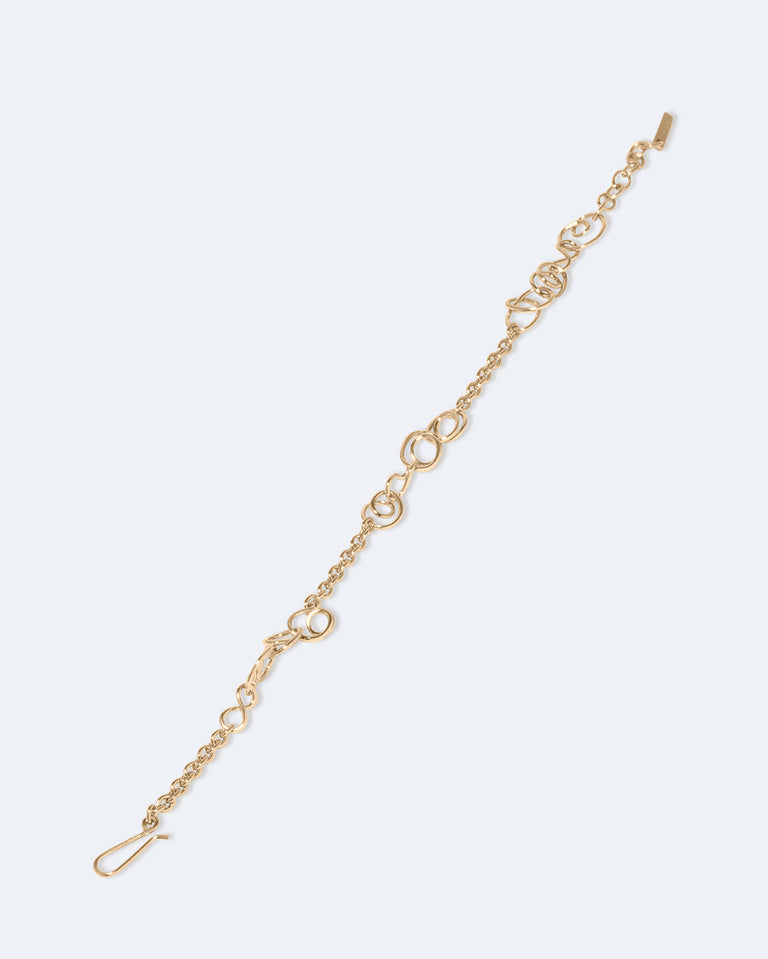 Bracelet en Vermeil Or Nuage d'Orage
