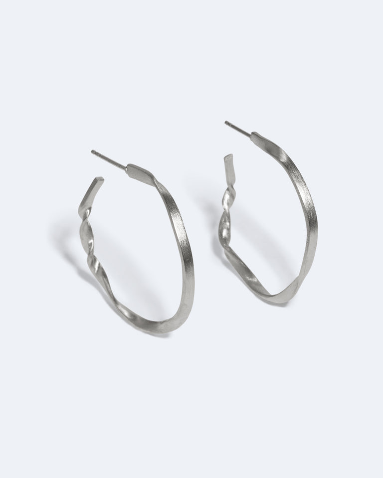 The Tenderest Thing - Recycled Silver Earrings