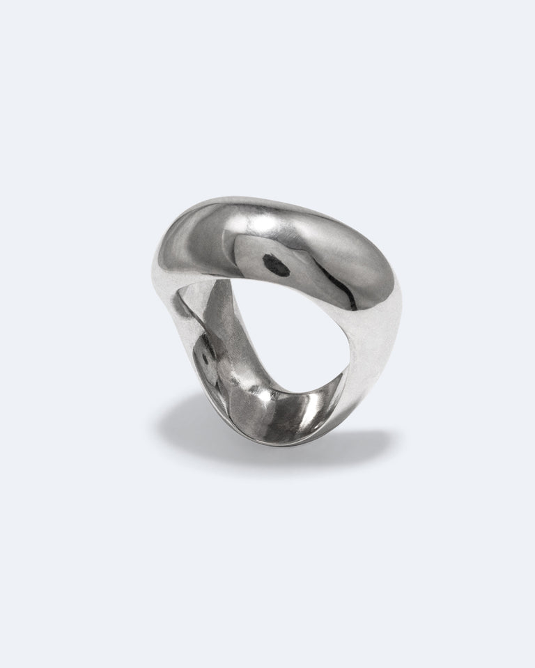 Post‐Capital - Bague Plaqué Platine