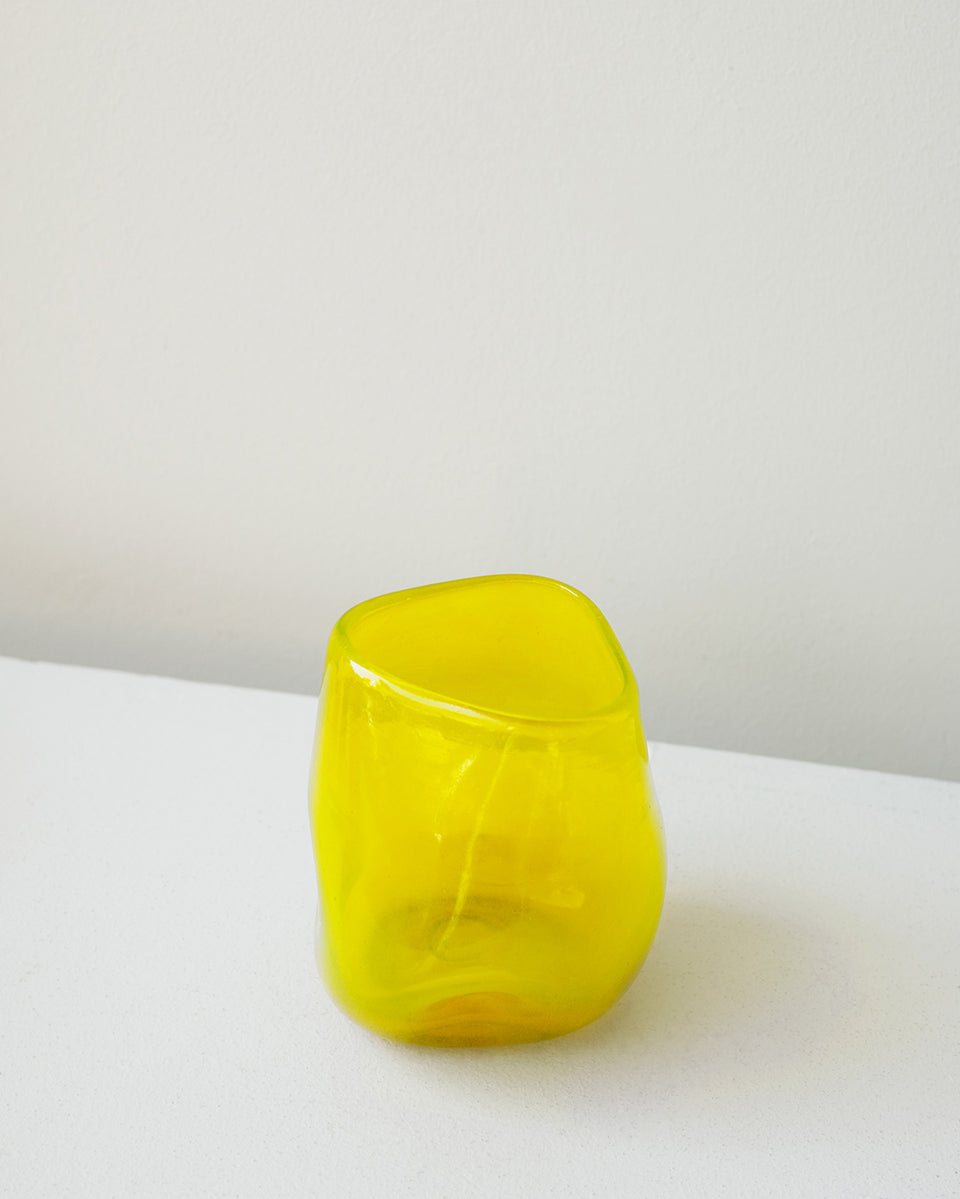 Thaw - Recycled Glass Tumbler in Yellow