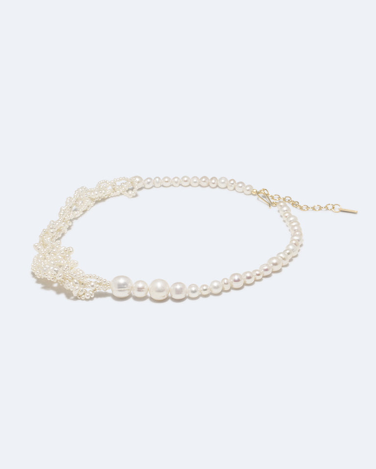 Cove - Pearl and Recycled Gold Vermeil Necklace