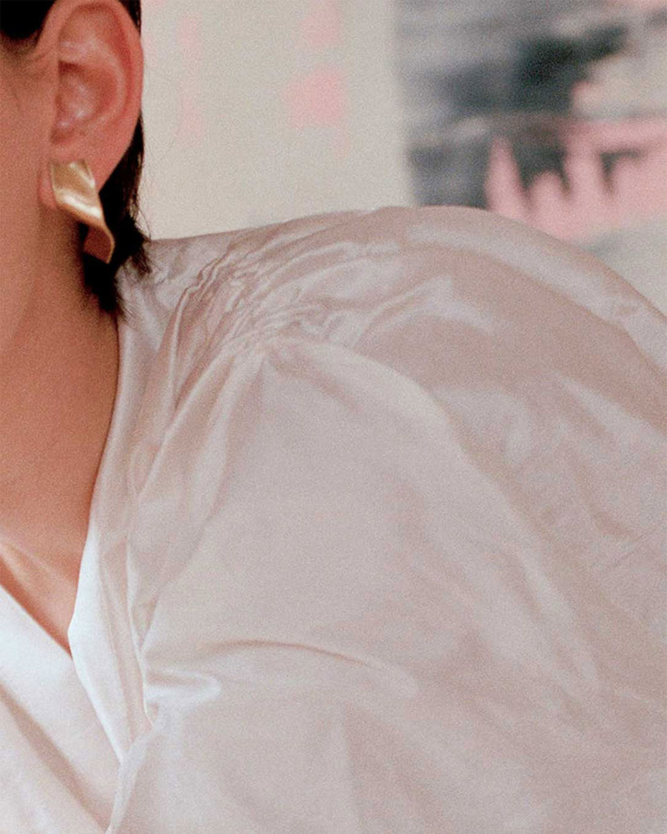 Souvenirs d'eau - Boucles d'oreilles en or jaune 18 carats et diamants