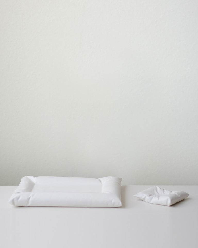 Plush - Ceramic Cushion in Matte White