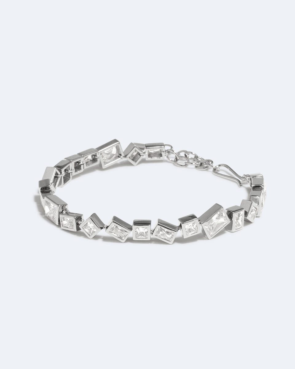 Dare - Zirconia and Recycled Silver Bracelet