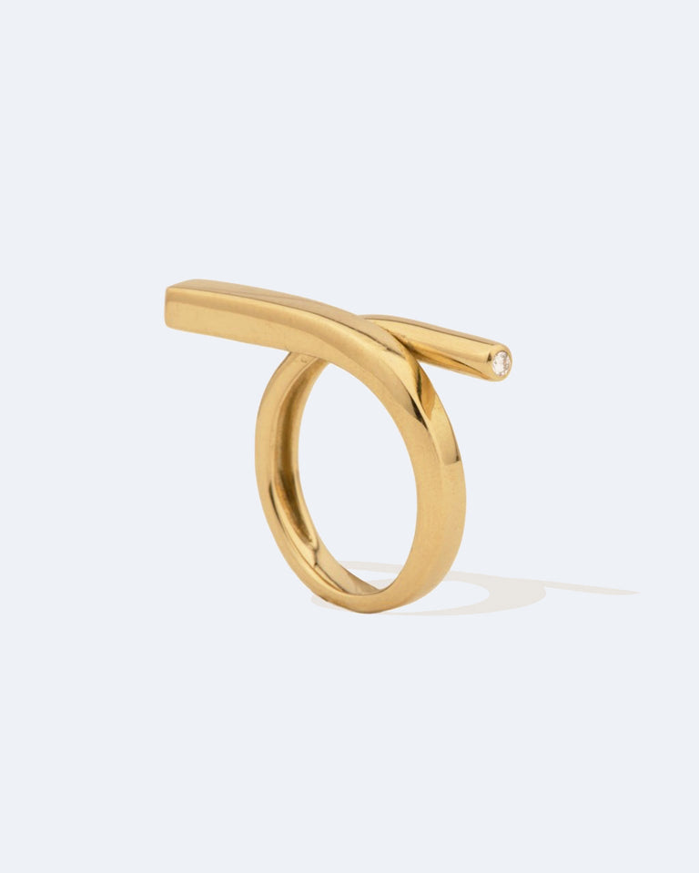 Bague Vol – Or jaune 18 carats et Diamants