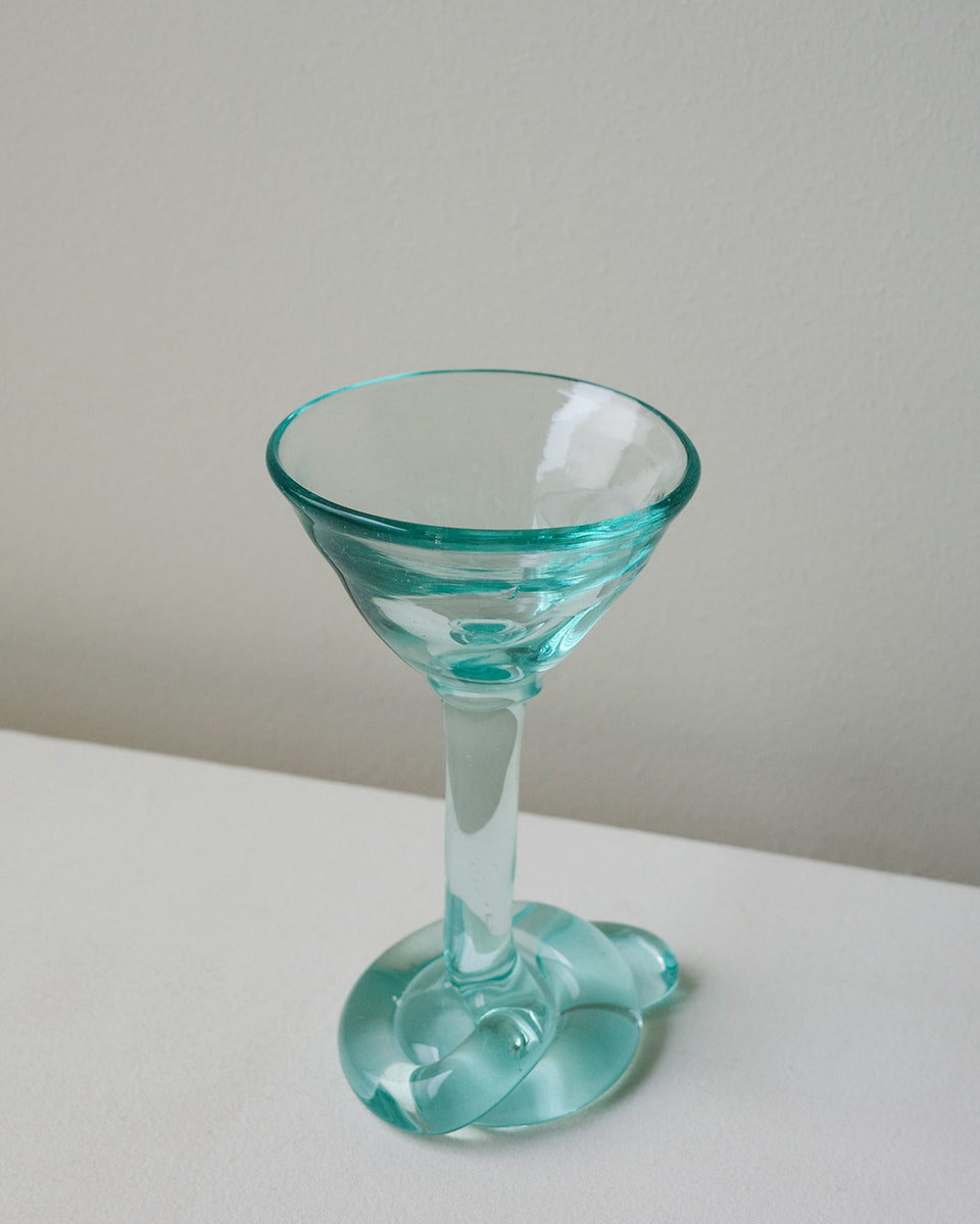 Thaw - Recycled Martini Glass in Clear
