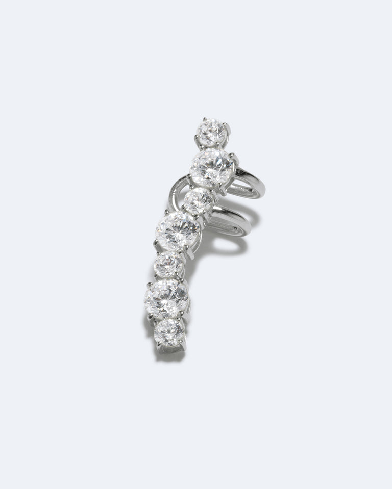 Chips ou Frites ? – Manchette d'oreille en zircone et argent recyclé