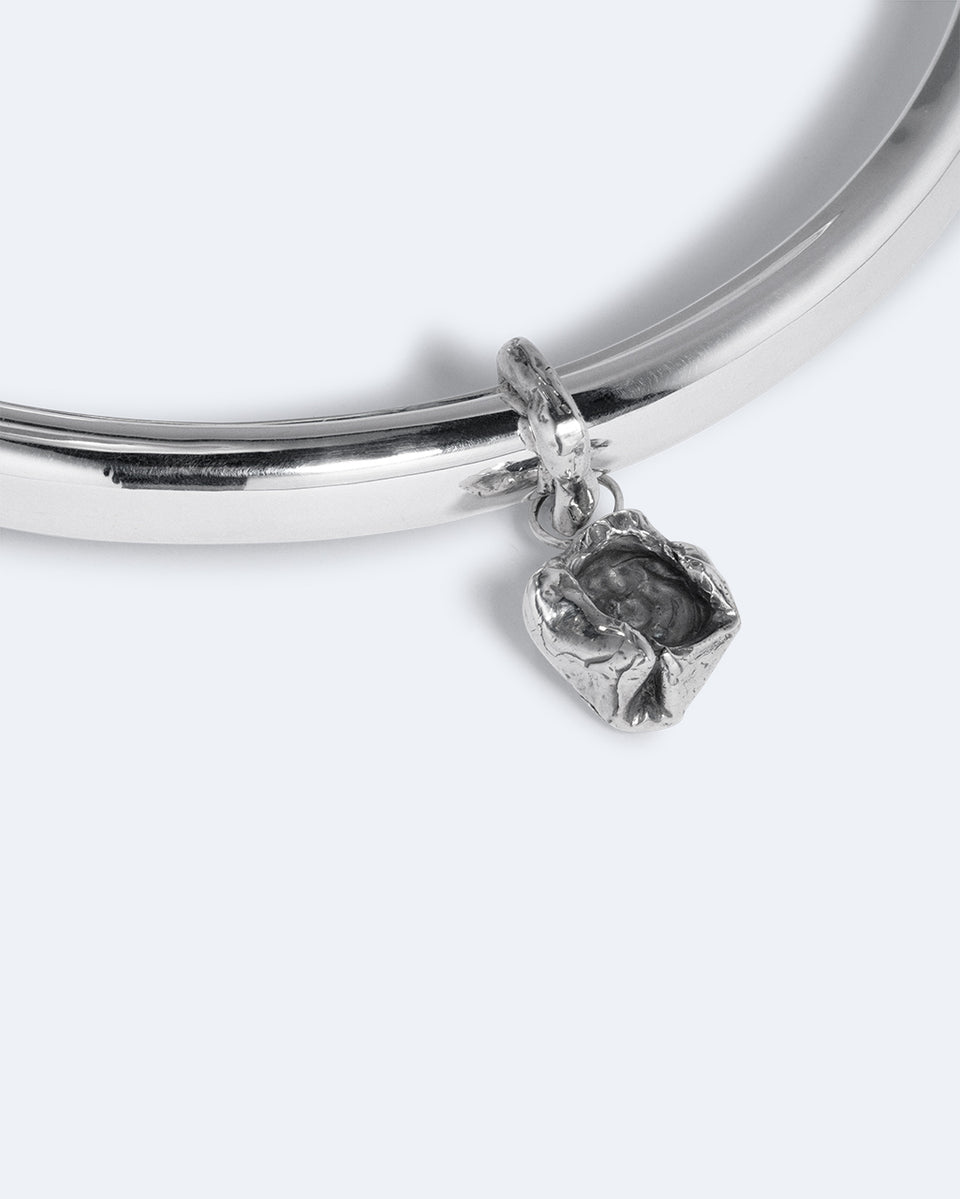 Vraiment vraiment sans genre - Collier ras de cou pendentif plaqué argent