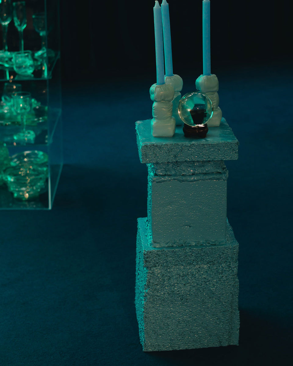Blue Small Plinth