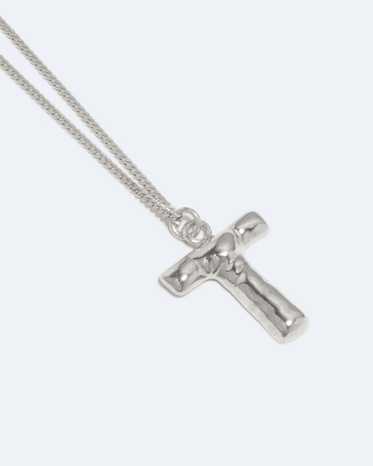 Classicworks™ T - Recycled Sterling Silver Necklace