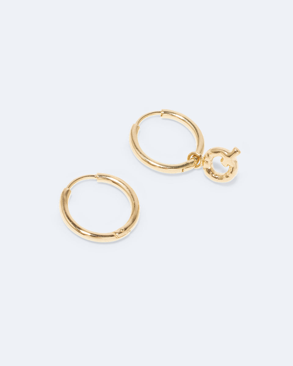 Boucles d'oreilles en vermeil d'or recyclé Classicworks™ Q