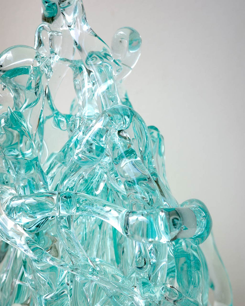 Vienna - Recycled Glass Object in Clear