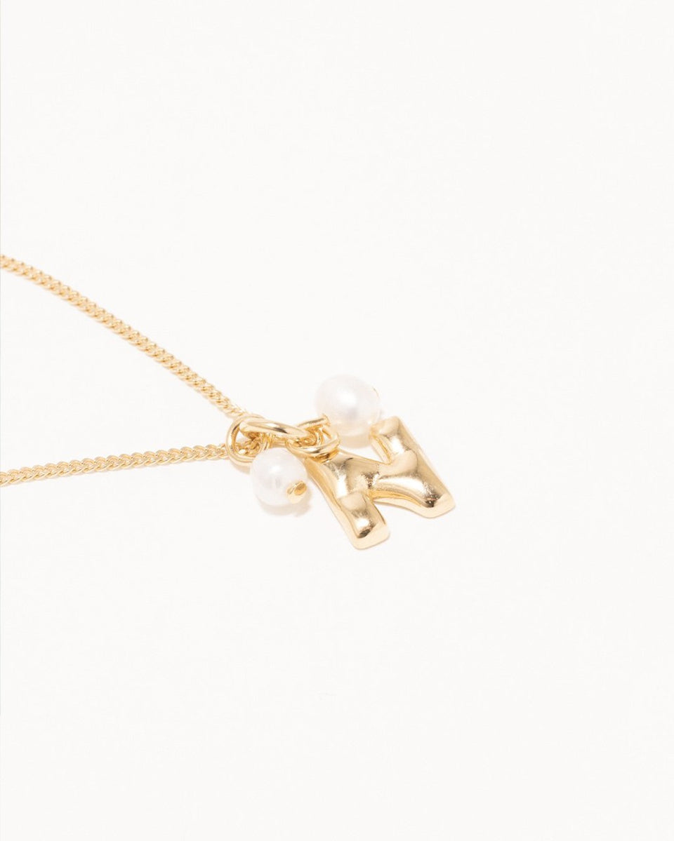 Classicworks™ N - Gold Vermeil and Pearl Bracelet