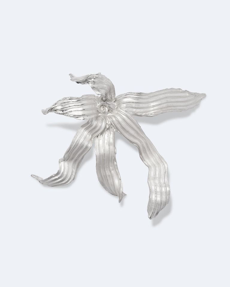 The Ebb - Silver Plated Brooch
