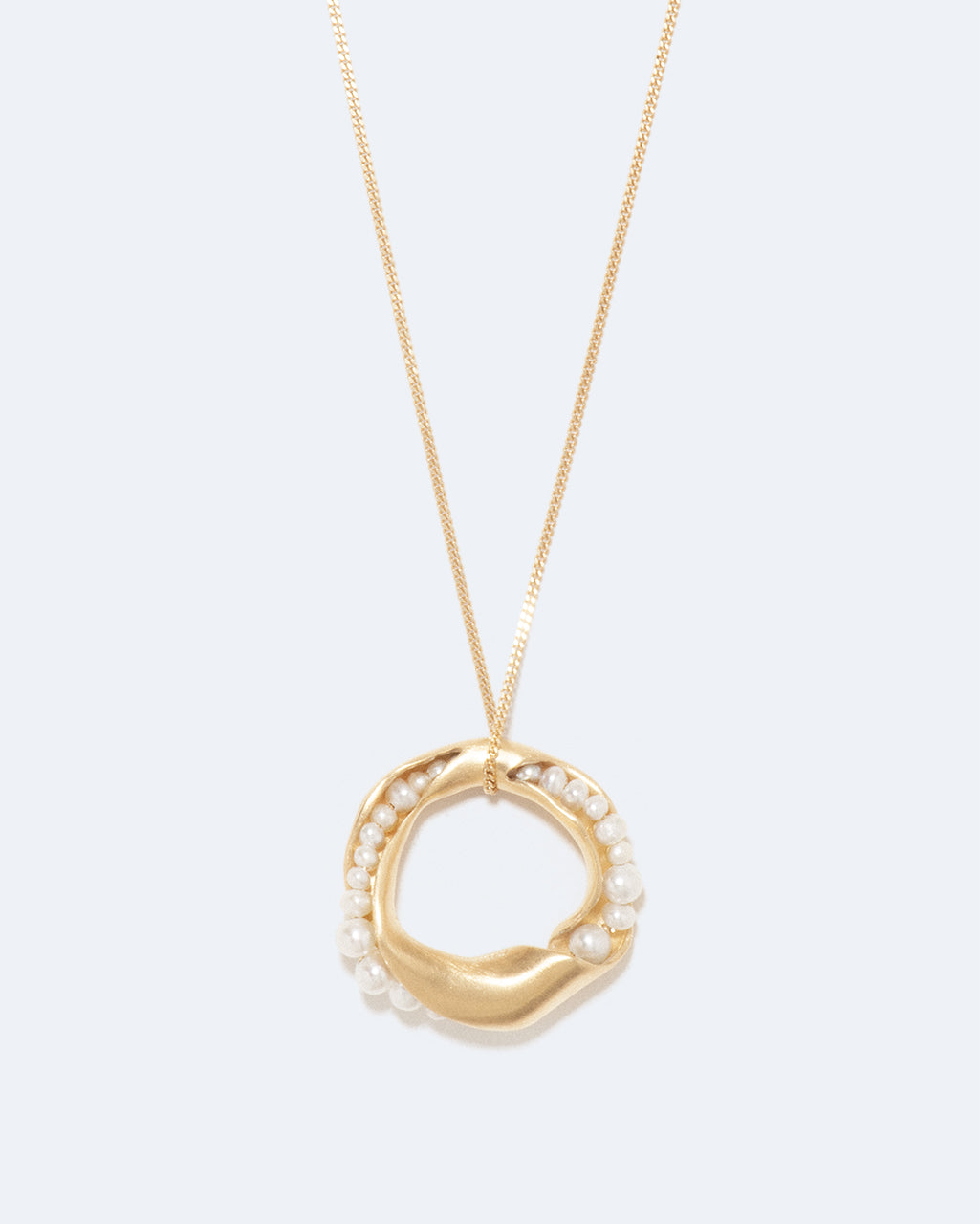 Drippity Drip - Pearl and Gold Plated Pendant
