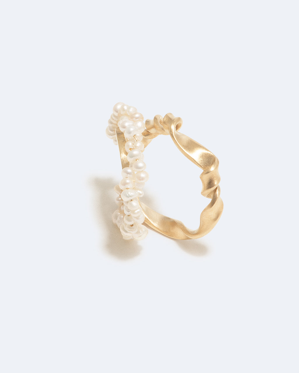 Negotiation Infinite Freshwater Pearl Vermeil Ear Cuff