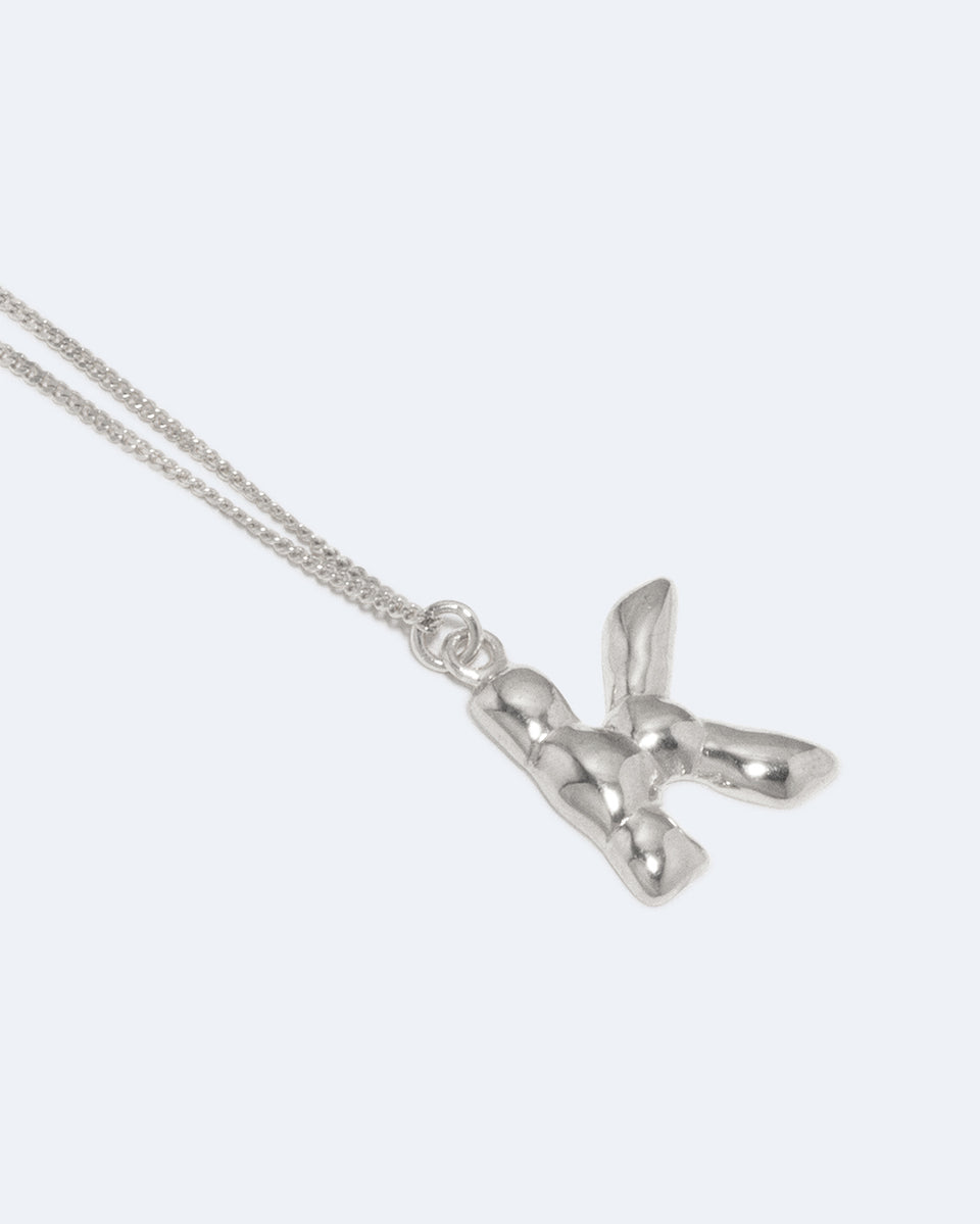 Classicworks™ K - Recycled Sterling Silver Necklace
