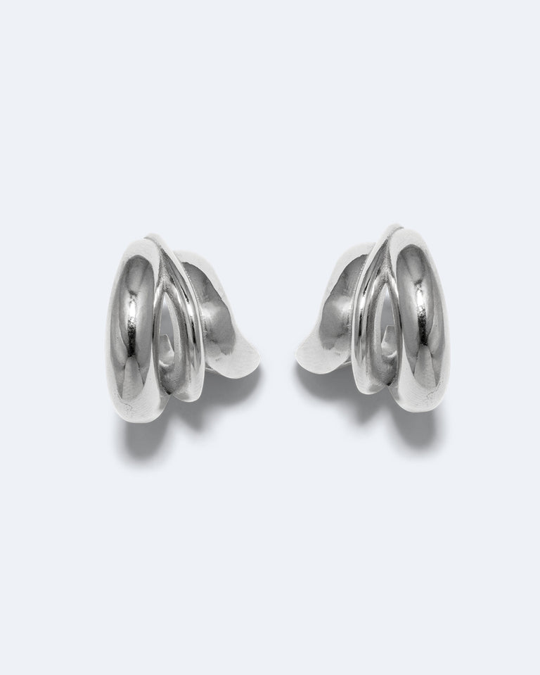 Dollop - Boucles d'oreilles en argent recyclé
