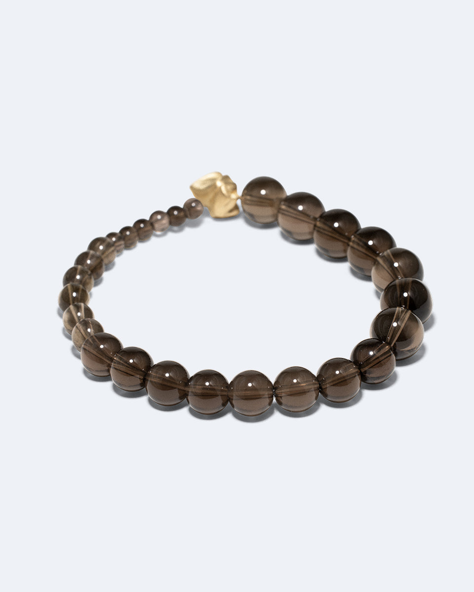 Tidelands - Smoky Quartz and Recycled Gold Vermeil Bracelet