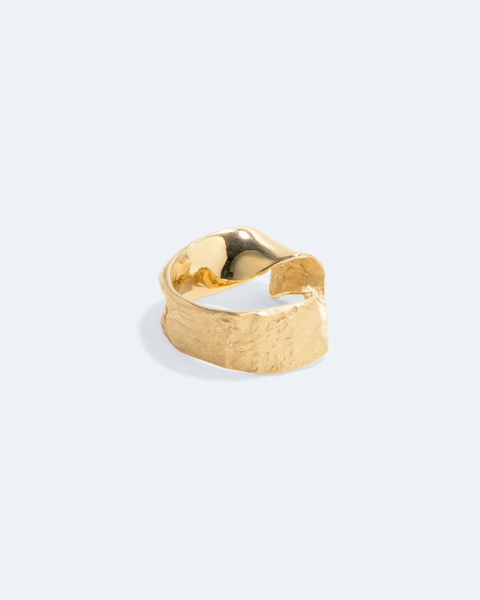 Ribbon II - Recycled Gold Vermeil Ring