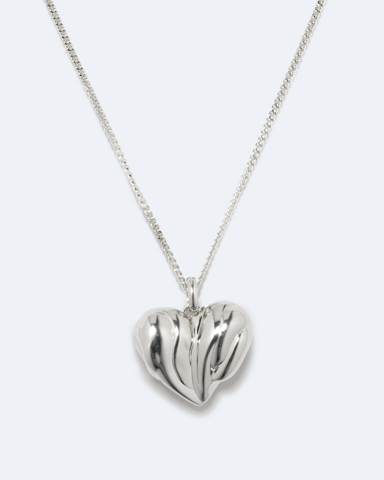 Love Don't Lie - Pendentif en argent recyclé