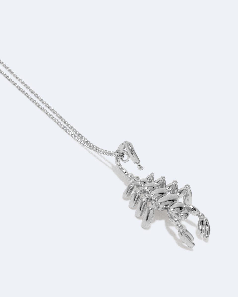 Pendentif Zodiaque Scorpion Classicworks™ - Plaqué Platine