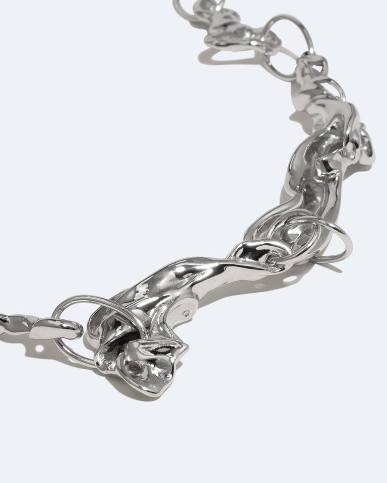 Treacle - Rhodium Plated Necklace