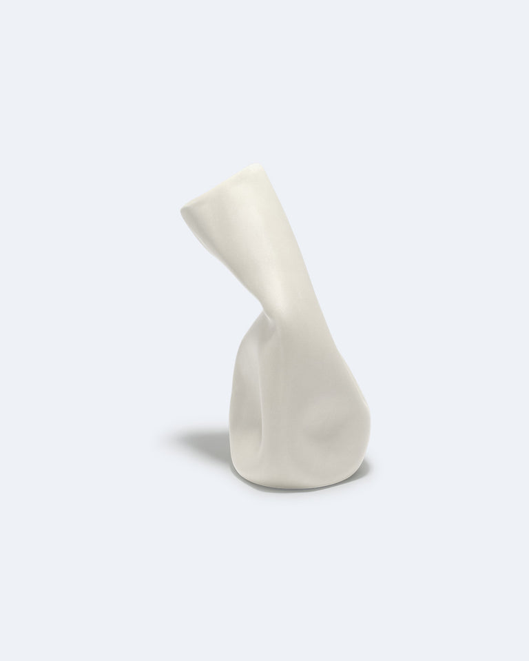 Yesterday is History - Vessel in Matte White