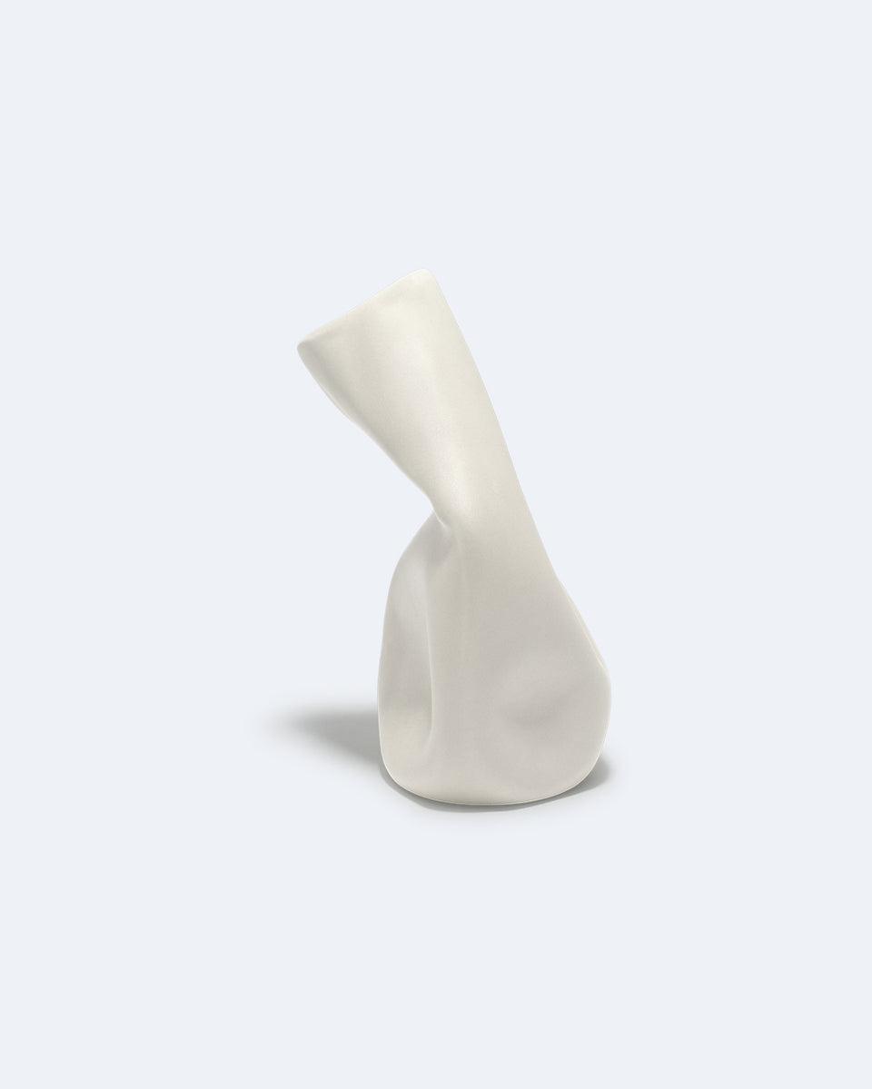 Yesterday is History - Vessel in Matte White