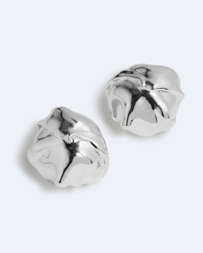 Conked Out - Recycled Silver Earrings