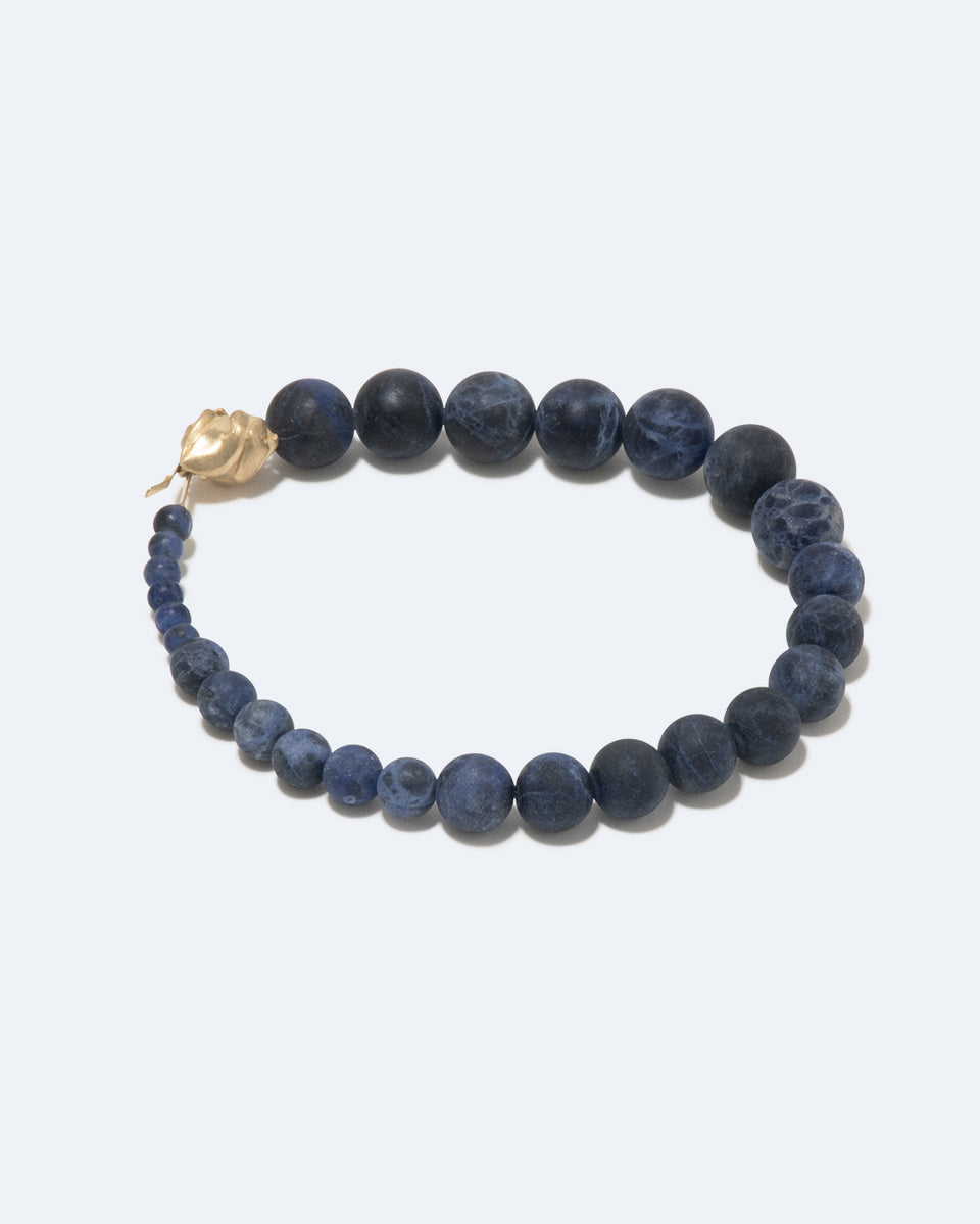 Tidelands - Sodalite and Recycled Gold Vermeil Bracelet