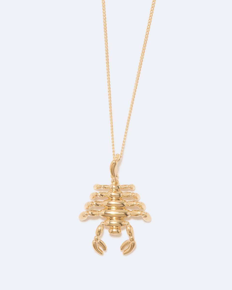 Pendentif plaqué or signe du zodiaque Scorpion Classicworks™