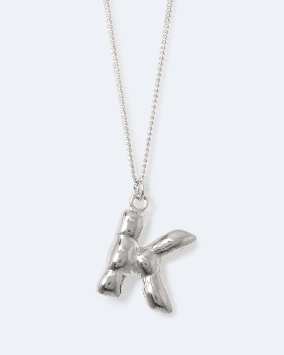 Classicworks™ K - Recycled Sterling Silver Necklace