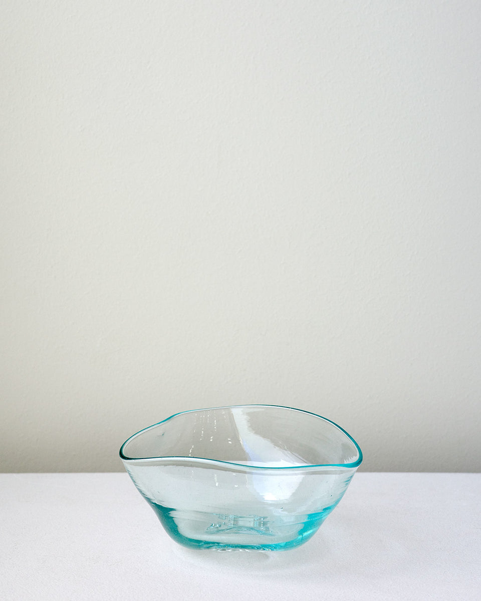 B126 - Petit Bol en Verre Recyclé Transparent