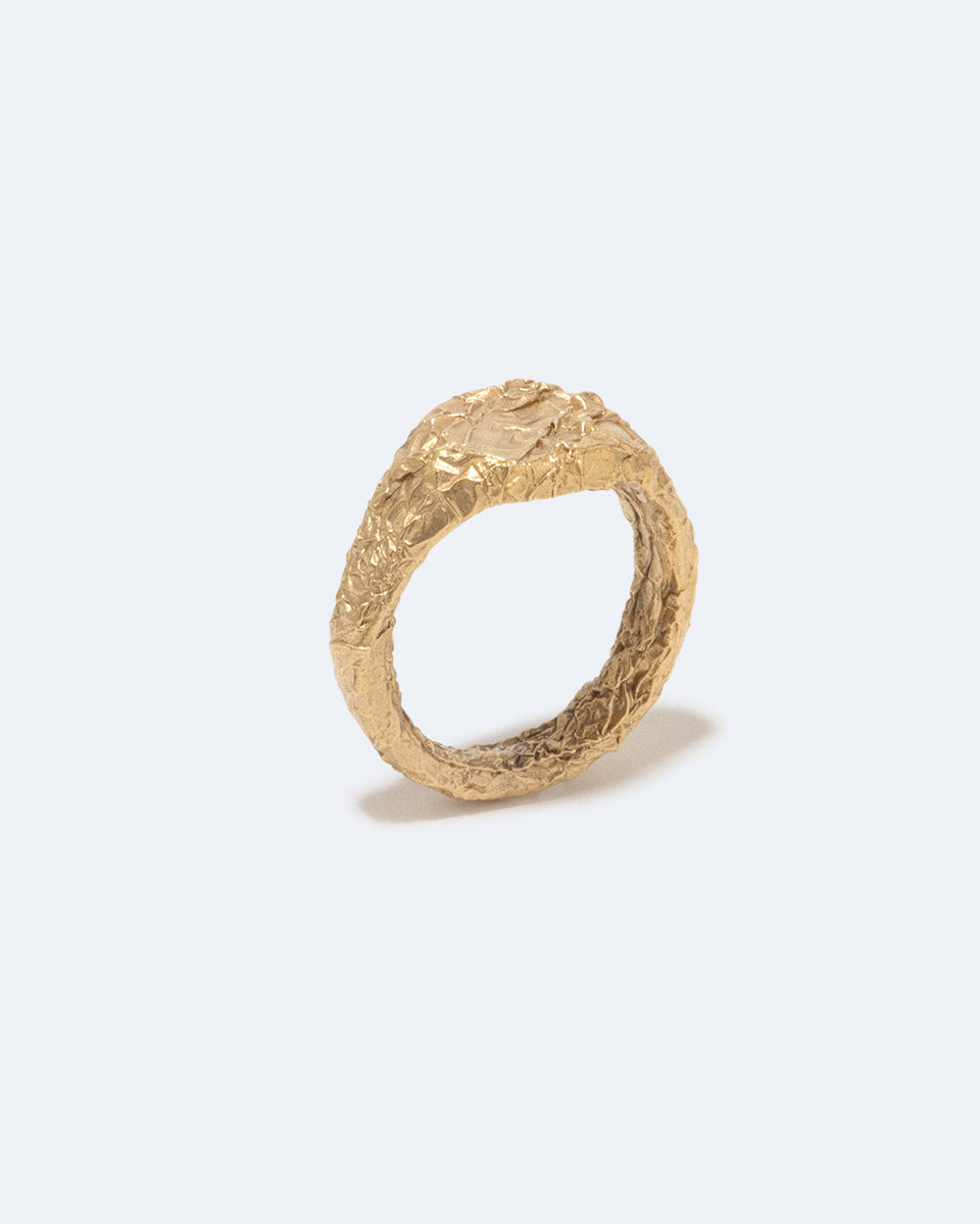 Foil - Recycled Gold Vermeil Ring