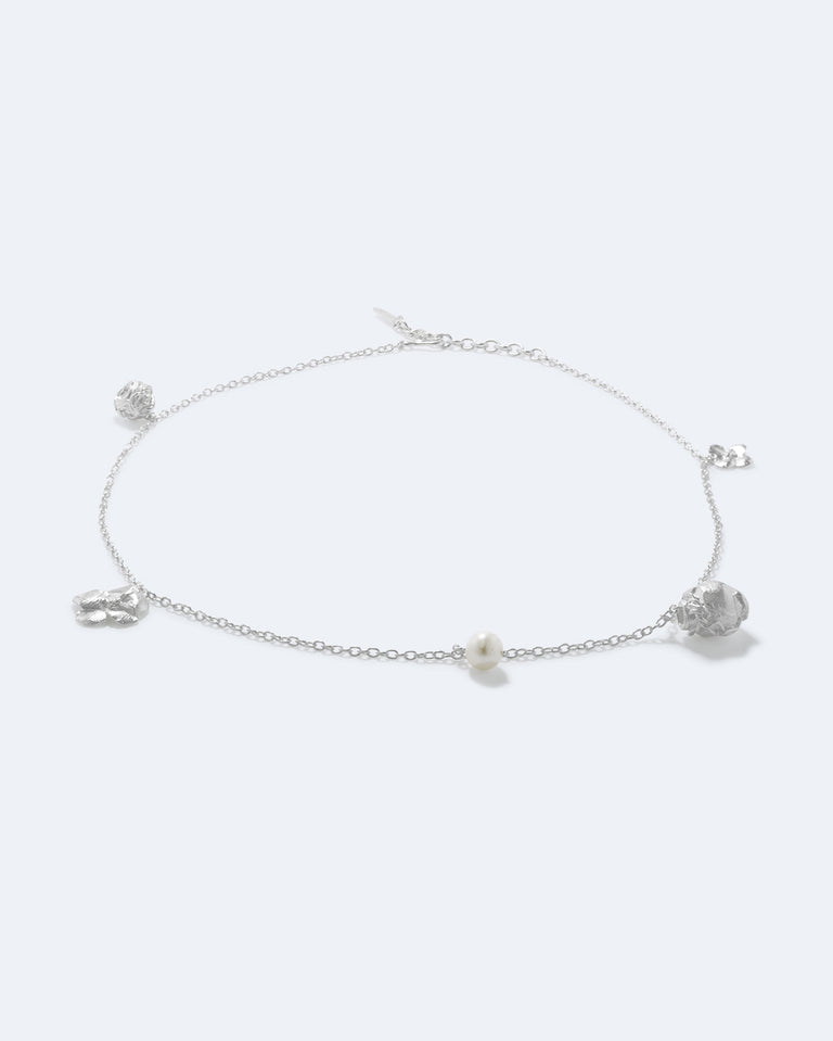 Aurelia - Pearl and Silver Plated Necklace