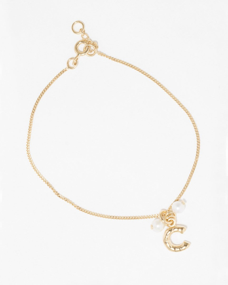 Classicworks™ C - Gold Vermeil and Pearl Bracelet